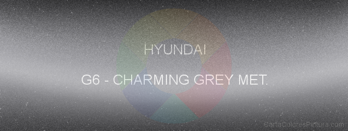 Pintura Hyundai G6 Charming Grey Met.