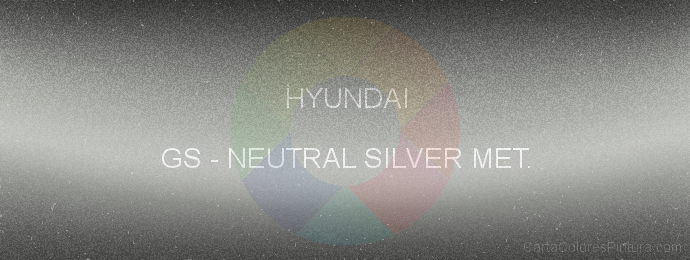 Pintura Hyundai GS Neutral Silver Met.