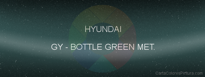 Pintura Hyundai GY Bottle Green Met.