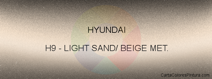 Pintura Hyundai H9 Light Sand/ Beige Met.