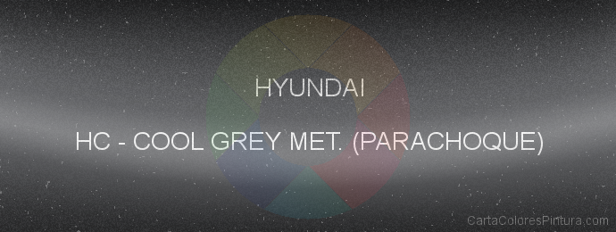 Pintura Hyundai HC Cool Grey Met. (parachoque)