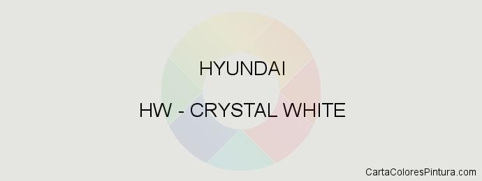 Pintura Hyundai HW Crystal White