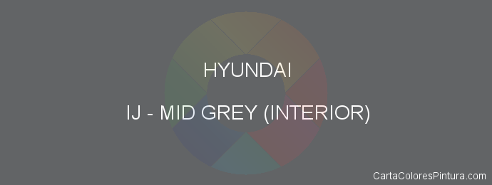 Pintura Hyundai IJ Mid Grey (interior)