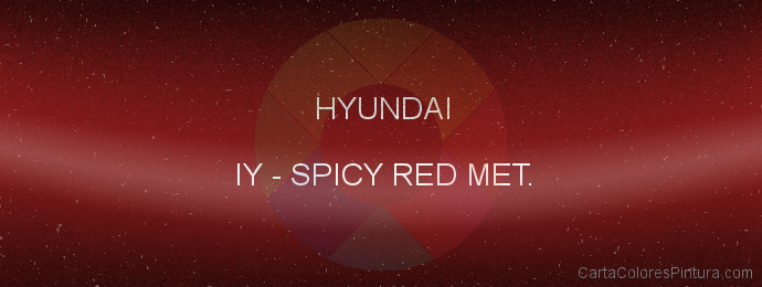 Pintura Hyundai IY Spicy Red Met.