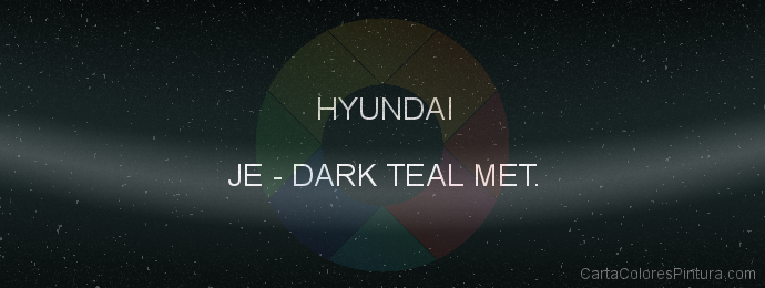 Pintura Hyundai JE Dark Teal Met.