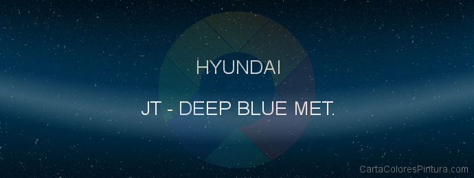 Pintura Hyundai JT Deep Blue Met.