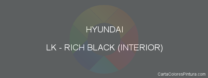 Pintura Hyundai LK Rich Black (interior)