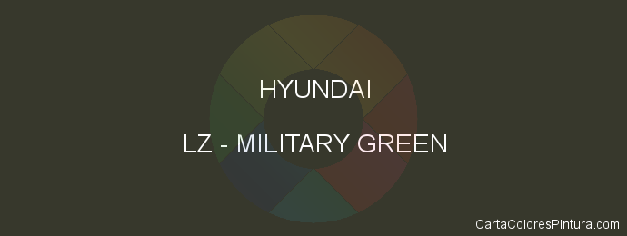 Pintura Hyundai LZ Military Green