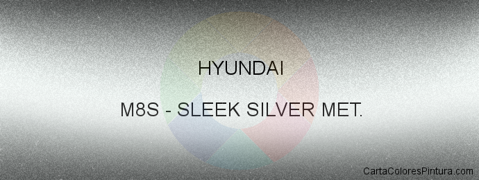 Pintura Hyundai M8S Sleek Silver Met.