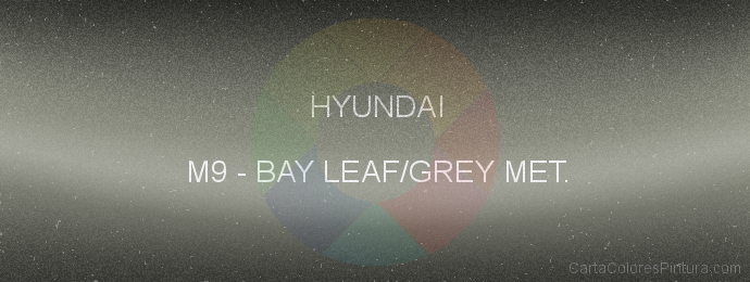 Pintura Hyundai M9 Bay Leaf/grey Met.