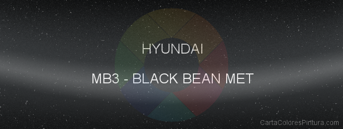 Pintura Hyundai MB3 Black Bean Met