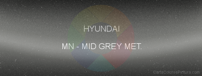 Pintura Hyundai MN Mid Grey Met.