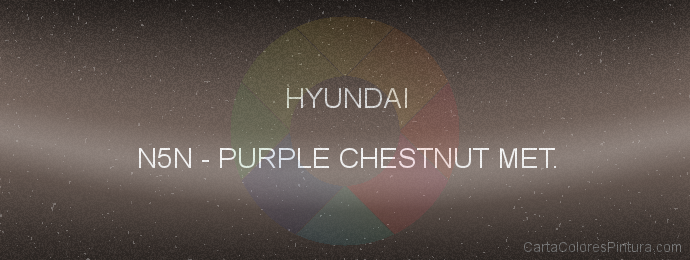 Pintura Hyundai N5N Purple Chestnut Met.