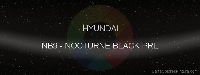 Pintura Hyundai NB9 Nocturne Black Prl.