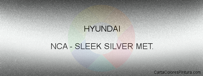 Pintura Hyundai NCA Sleek Silver Met.