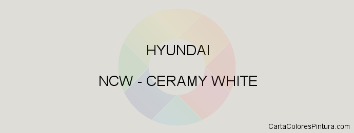 Pintura Hyundai NCW Ceramy White