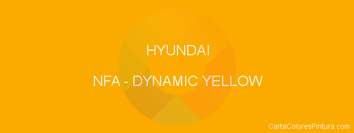 Pintura Hyundai NFA Dynamic Yellow