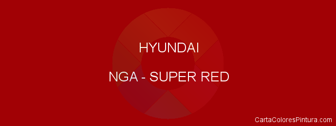 Pintura Hyundai NGA Super Red