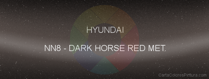 Pintura Hyundai NN8 Dark Horse Red Met.