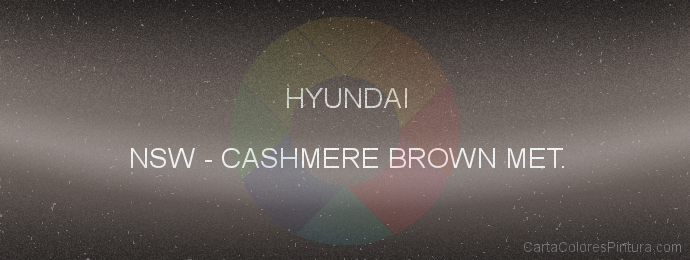 Pintura Hyundai NSW Cashmere Brown Met.