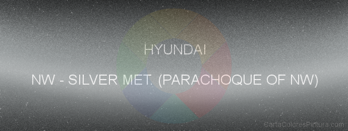 Pintura Hyundai NW Silver Met. (parachoque Of Nw)