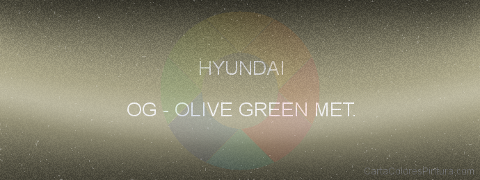 Pintura Hyundai OG Olive Green Met.