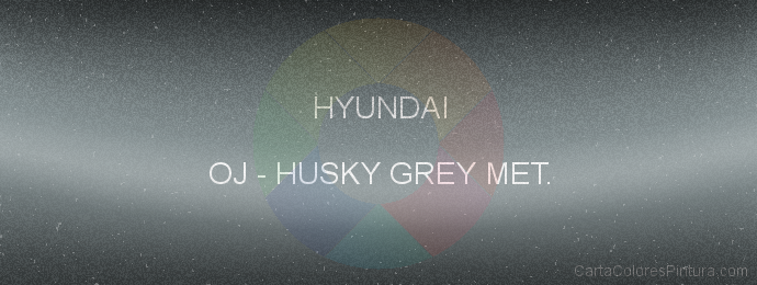 Pintura Hyundai OJ Husky Grey Met.