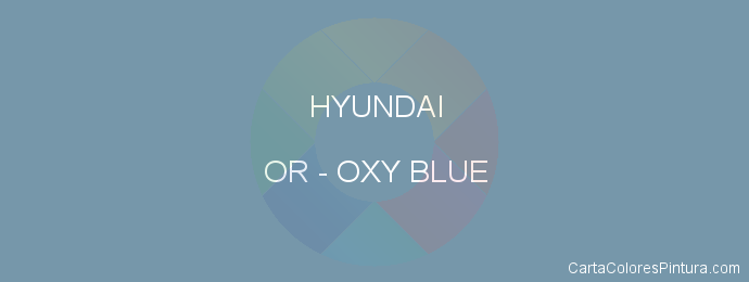 Pintura Hyundai OR Oxy Blue