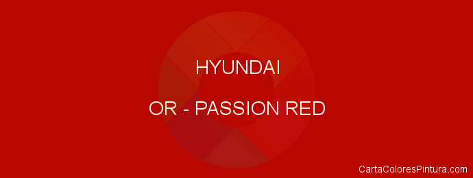 Pintura Hyundai OR Passion Red