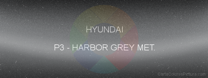 Pintura Hyundai P3 Harbor Grey Met.