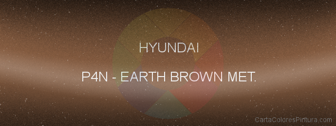 Pintura Hyundai P4N Earth Brown Met.