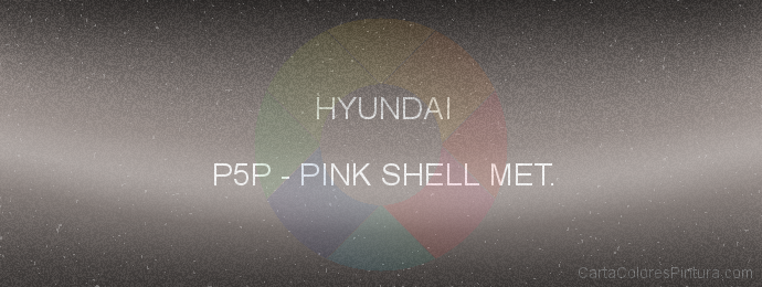 Pintura Hyundai P5P Pink Shell Met.