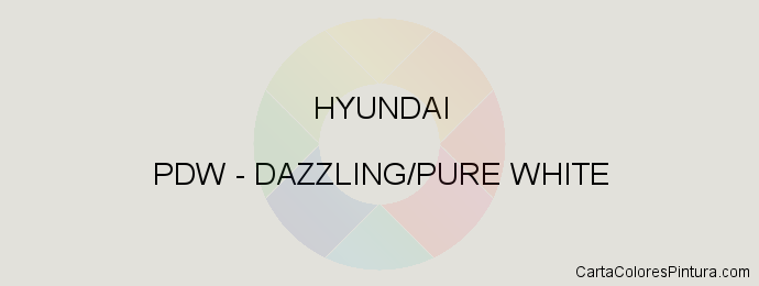 Pintura Hyundai PDW Dazzling/pure White