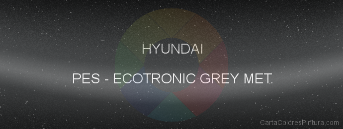 Pintura Hyundai PES Ecotronic Grey Met.