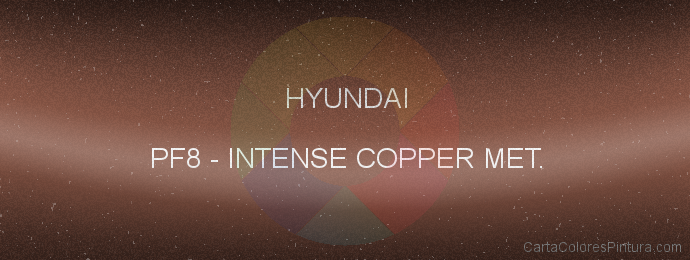 Pintura Hyundai PF8 Intense Copper Met.