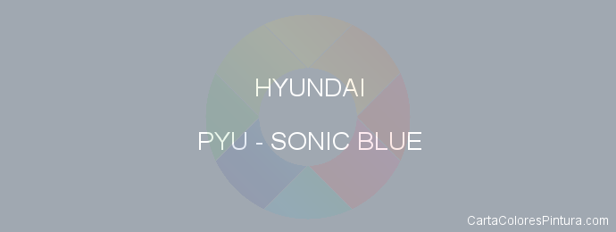Pintura Hyundai PYU Sonic Blue