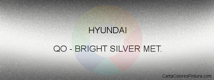 Pintura Hyundai QO Bright Silver Met.