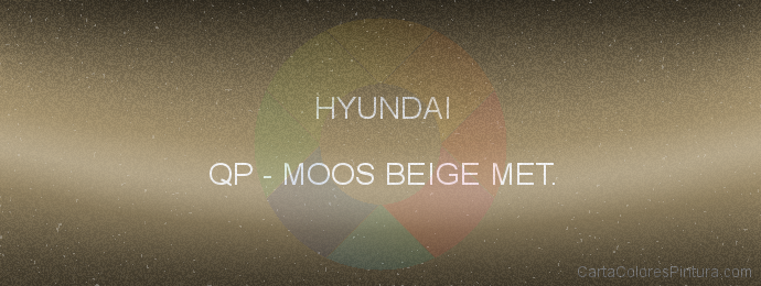 Pintura Hyundai QP Moos Beige Met.
