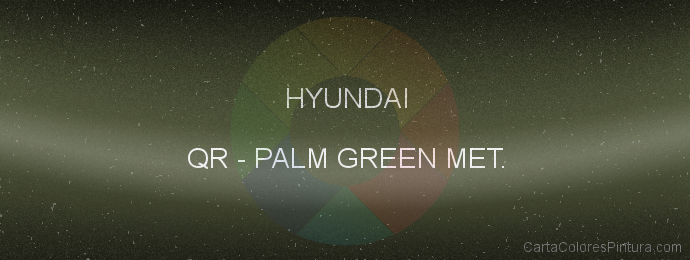 Pintura Hyundai QR Palm Green Met.