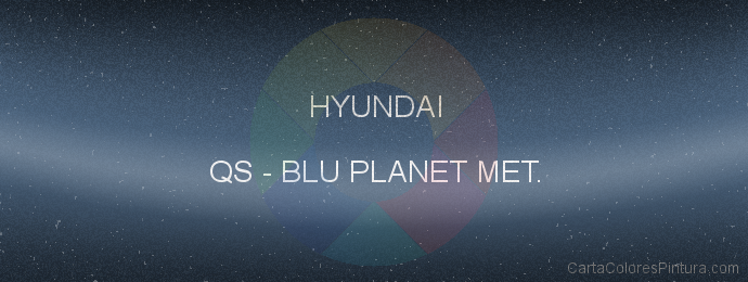 Pintura Hyundai QS Blu Planet Met.