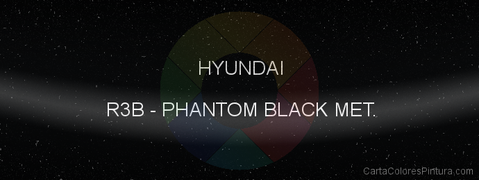 Pintura Hyundai R3B Phantom Black Met.