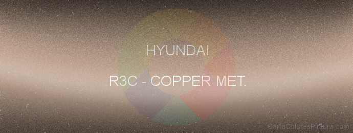 Pintura Hyundai R3C Copper Met.