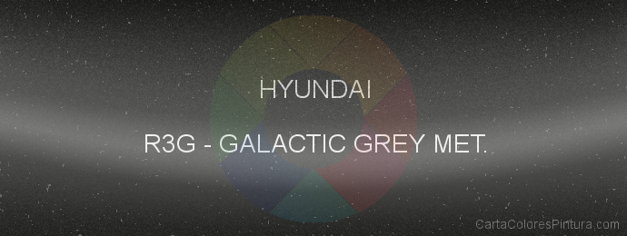 Pintura Hyundai R3G Galactic Grey Met.