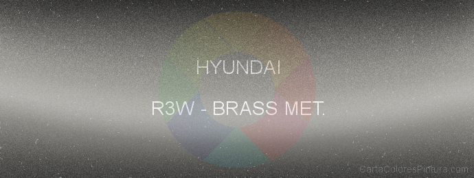 Pintura Hyundai R3W Brass Met.