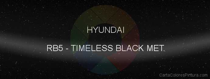 Pintura Hyundai RB5 Timeless Black Met.