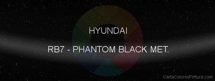 Pintura Hyundai RB7 Phantom Black Met.
