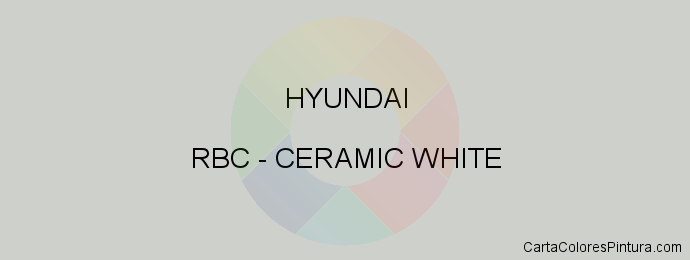 Pintura Hyundai RBC Ceramic White