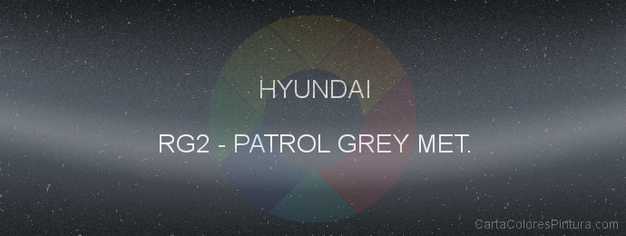 Pintura Hyundai RG2 Patrol Grey Met.