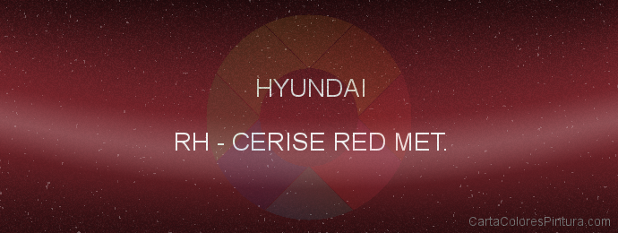 Pintura Hyundai RH Cerise Red Met.