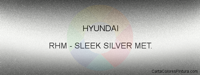 Pintura Hyundai RHM Sleek Silver Met.